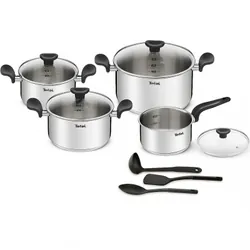 Batterie de Cuisine Tefal Primary 11 Pièces Inox