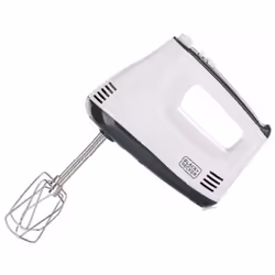 Batteur à main Black + Decker  avec design compact pour un rangement facile - Puissance: 300 Watts -5 Vitesses avec fonction  ...
