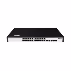 BDCOM S2528-C commutateur réseau Gigabit Ethernet (10/100/1000) Noir, Gris - Vue supplémentaire 2