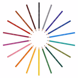 BIC 8902881 crayon de couleur Noir, Bleu, Marron, Or, Vert, Gris, Bleu clair, Vert clair, Orange, Rose, Violet, Rouge, Jaune 18 pièce(s) - Vue supplémentaire 2