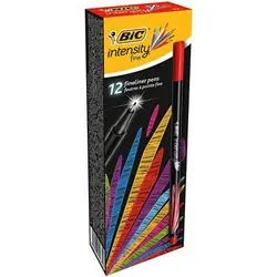 BIC fineliner Intensity stylo-feutre Fin Rouge 12 pièce(s)