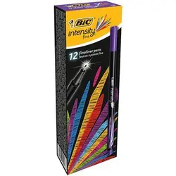 BIC fineliner Intensity stylo-feutre Fin Violet 12 pièce(s)