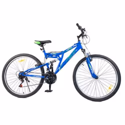 Bicyclette PRADO Double Suspension Cadre D 26"- Blanc (9026 D)