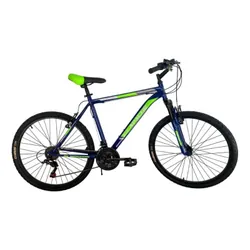 Bicyclette VTT PRADO Apache 18 Vitesse 26" Pour Homme - Bleu&Vert