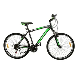 Bicyclette VTT PRADO Apache 18 Vitesse 26" Pour Homme - Noir&Vert