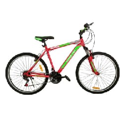 Bicyclette VTT PRADO Apache 18 Vitesse 26" Pour Homme - Rouge&Vert