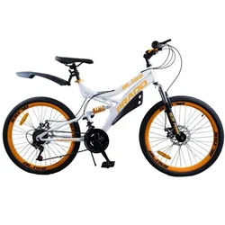 Bicyclette VTT PRADO Bliss 18 Vitesses 24" - Noir & Blanc