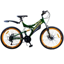 Bicyclette VTT PRADO Bliss 18 Vitesses 24" - Noir & Vert