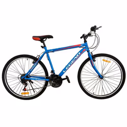 Bicyclette VTT PRADO Legend - Taille de roues: 26 pouces - Vitesse: 18 Vitesses - Cadre en acier - Freinage: Patin avant / Pa ...