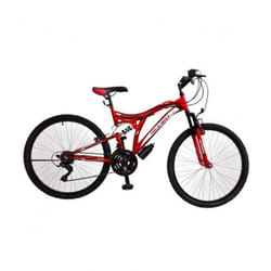 Bicyclette VTT Rodeo 24" Vitesse 18 BLAST - Rouge