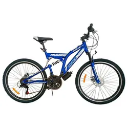Bicyclette VTT RODEO Black Down 26" - Bleu