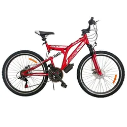 Bicyclette VTT RODEO Black Down 26" - Rouge