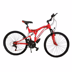 Bicyclette VTT RODEO Blast 6026-B18 Double Suspenssion - Taille: 26" - Cadre En Acier - Freinage: Patin avant / Patin arrière ...