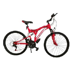 Bicyclette VTT RODEO Blast 6026-B18 Double Suspension 26" - Rouge