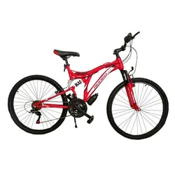Bicyclette VTT RODEO Blast 6026-B18 Double Suspension 26" - Rouge