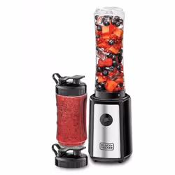 Blender Black+Decker -  Puissance : 300 w - Nombre de vitesse : Fonctions de vitesse turbo pour mélanger différents ingrédien ...