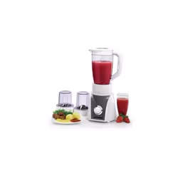 Blender avec Chopper et Grinder - Puissance: 500 Watts - Capacité: 1.5 L - 5 vitesses avec fonction d'impulsion - Verrouillag ...