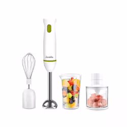 Blender DECAKILA 4en1 - Puissance : 500-600W - Capacité bol de hachoir : 350ml - Moteur DC puissant et silencieux - Bouton à  ...