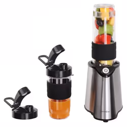 Blender individuel Domoclip - Puissance: 300 W - Permet de mixer jus de fruits, smoothies, milkshakes - 2 gobelets mélangeur  ...