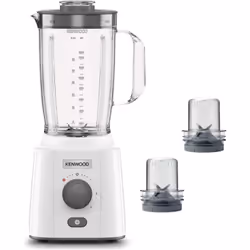 Blender Kenwood BLP41.F0WH - Puissance : 650W - Capacité : 2 Litres - Nombre de vitesses : 3 vitesses + pulsation - Fonction  ...