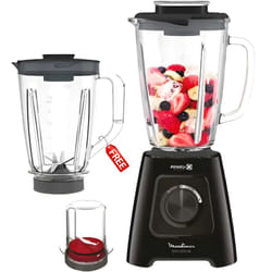 Blender Moulinex +2 BOLS AVEC MOULIN / 1.75lL / 600W/ Noir
