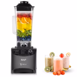Blender RAF - Puissance: 500 Watts - Capacité: 2 Litres - Nombre de vitesse: 5 Vitesses - 6 x Lame en acier inoxydable - 2000 ...