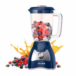 Blenders & Juicers DECAKILA - Capacité : 1.5 Litres - Pot en verre - Puissance : 650W - Nombre de Vitesses : 2 Vitesses avec ...