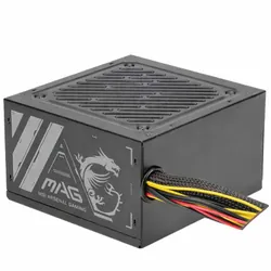 Bloc D'Alimentation Gamer MSI MAG A500N-H 80 Plus White Noir