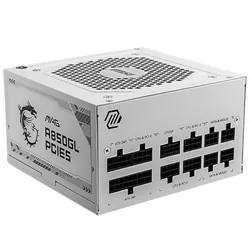 Bloc D'Alimentation Gamer MSI MAG A850GL PCIE5 - Blanc