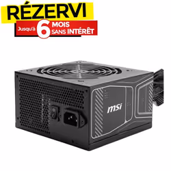 Bloc D'Alimentation Gamer MSI MAG A850GN PCIE5
