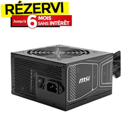 Bloc D'Alimentation Gamer MSI MAG A850GN PCIE5