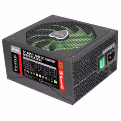 Bloc d'alimentation gaming Marvo - Puissance: 500W - Edition Gamer, APFC, 85+, ELOT6, CA (100 - 240V), 24PIN, 12V8PIN (4+4),  ...