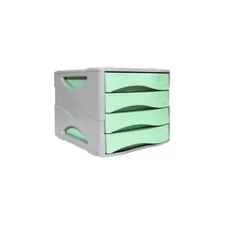 Bloc de 4 Tiroirs ARDA / Vert Pastel