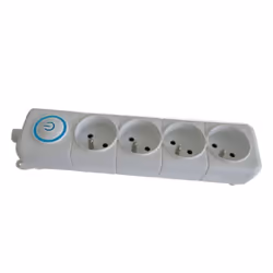 Bloc Multiprise SOMEF - Nombre de prises: 4 prises d'alimentation - Puissance: 3500W - Tension: 230V - Intensité: 16A - Descr ...