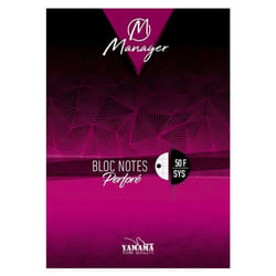 Bloc Note YAMAMA Manager 50 feuilles GM Seyès Perfor 80g