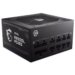 Boîte d'alimentation 100% Modulaire MSI MAG A850GL PCIE5 ATX 80 PLUS Gold - TAUX D'EFFICACITÉ: 80 PLUS Or (jusqu'à 90 %) - PU ...