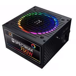 Alimentation 700 Watts non modulaire - Certification 80+ : rendement jusqu'à 80% - Rail unique 12V -Format compact : profonde ...