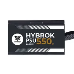 Boîte d'alimentation HYBROK PSU550WB 550W 80 PLUS BRONZE