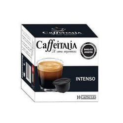Boite de 10 capsules Caffeitalia Intenso Compatible Dolce gusto