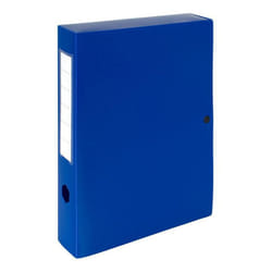 Boite de classement à pression Dos 60mm - Bleu