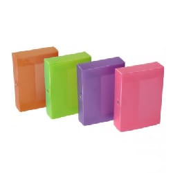 Boite De Classement En Polypropylène Dos 60mm Mauve