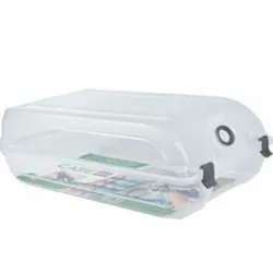 Boite de Rangement à Chaussure Plastique Verrouillable en Couleur Shoes Case GM