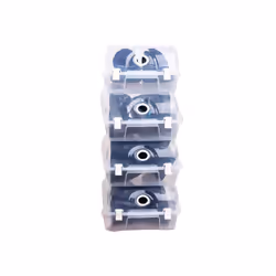 Boite de Rangement à Chaussure Plastique Verrouillable Transparent Petit modèle :  Organisateur de Chaussures, aplaties et pr ...