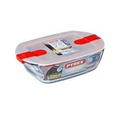 Boîte Rectangulaire Pyrex Cook & Heat 23 x 15 Cm Avec Couvercle