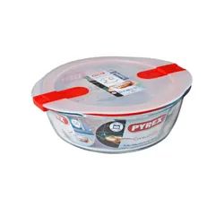 Boîte Rond Pyrex Cook & Heat 26 x 23 Cm Avec Couvercle