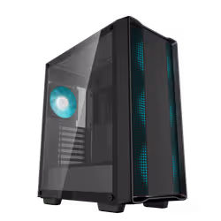 Boitier DeepCool CC560 V2 ATX | 4 ventilateurs LED | Noir