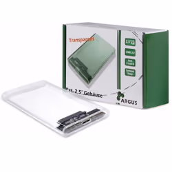 Boitier Externe ARGUS GD-25000 2.5" - Transparent