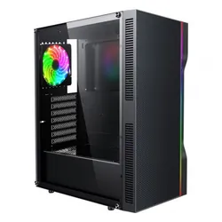 Boitier Gamer AQIRYS ELECTRA Moyen Tour ATX 2 FANS ARGB – Noir