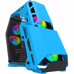 Boitier Gamer AQIRYS PROCYON Moyen Tour 5 Fans -Bleu