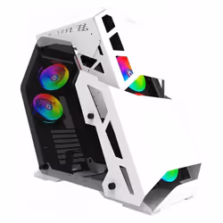 Boitier Gamer AQIRYS PROCYON Moyen Tour ATX 5 FANS – Blanc